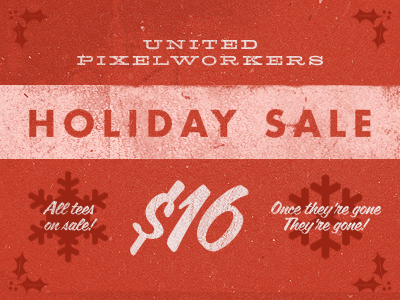 Pixelworkers Holiday Sale
