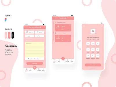 Mood Tracking APP UI |Light theme animation app branding clean design daylio graphic design illustration lighttheme logo moodtracking moodtrackingapp softapp ui ux