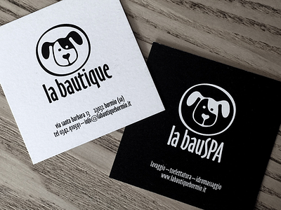 La bautique - Collateral print material brand design communication design logo design retail signage design