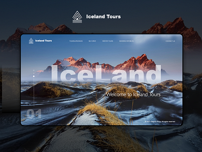 Iceland branding design logo ui ux web web design