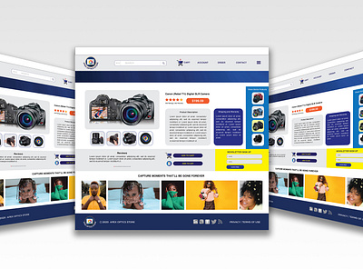 Product sales page design desktop web graphic design product design ui