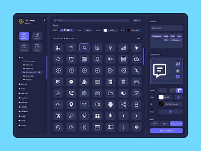 Icon Manager UI Design