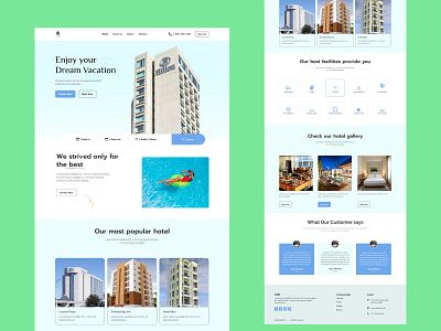 Hotel booking Landing page