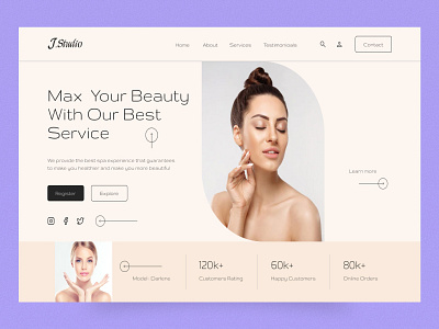 Beauty Skin Care Landing Page