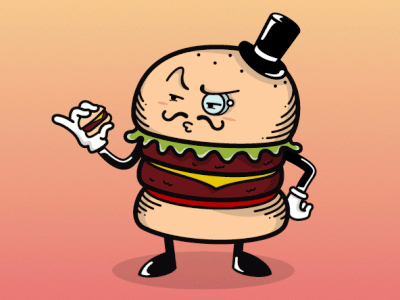 Barón Burgués animated baron burger burgues character