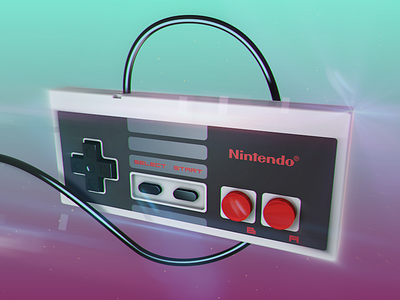 4D NES 80s controller game nintendo retro