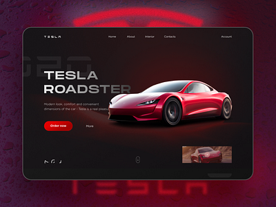 Tesla Roadster/Landing Page