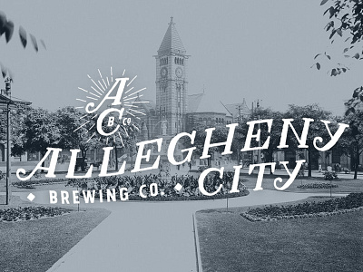 Allegheny City Brewing Logo beer branding brewery identity logo pennsylvania pittsburgh