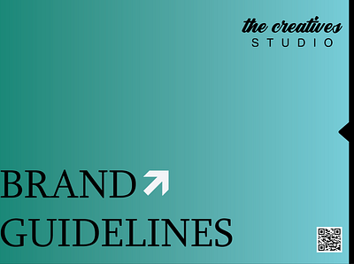 the creatives brand guideline branding design graphic design logo