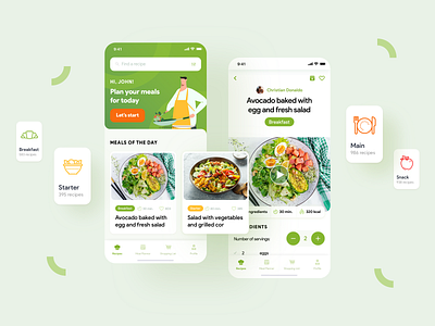 Recipe app design