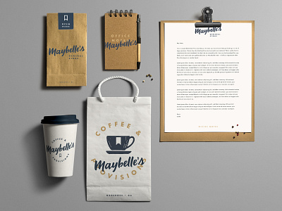 Maybelle's Branding brand design branding branding and identity branding design custom logo design design graphic design handlettered logo design logo development
