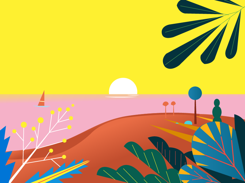 California Dreaming by Gautam Dutta on Dribbble