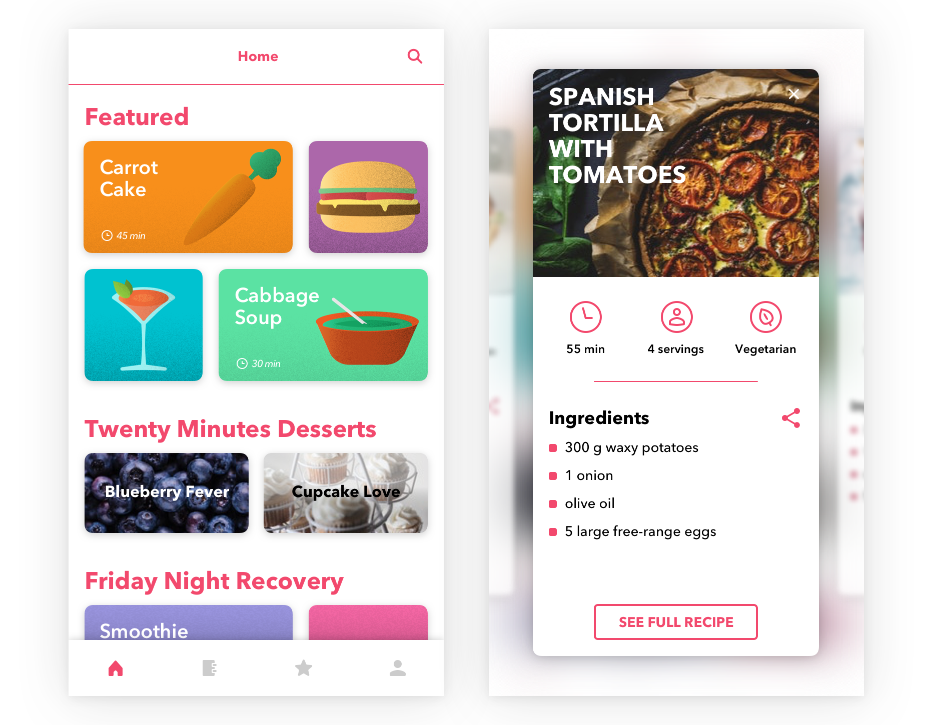🥕 Kookbook - iOS Recipe App by Karol Stefanski on Dribbble