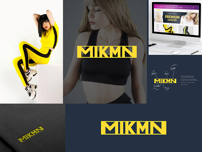 MIKMN Branding brand branding clothes design graphic design logo logo design logotype marketplace sportswear wildberries