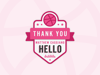 First Shot community debut drafted dribbble first shot hello invitee logo design player thanks