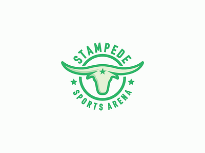 Stampede Sports Arena - Proposed Logo follow football hobby lacrosse logo longhorn players recreation soccer southlake sports texas