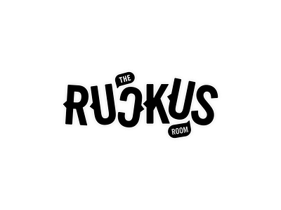 Ruckus Room dribbble me family fun logotype playful room ruckus