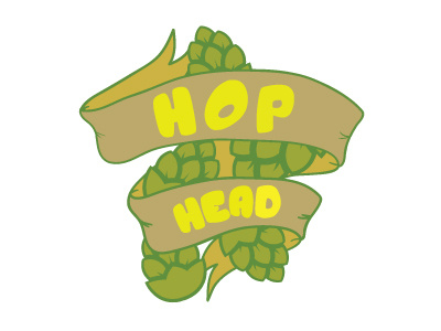 hop head beer brew clean design graphic graphic design hops illustrate illustration logo vector