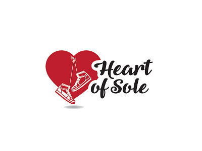 heart of sole branding clean design graphic graphic design hypebeast icon illustrate illustration logo shoe design typography vector