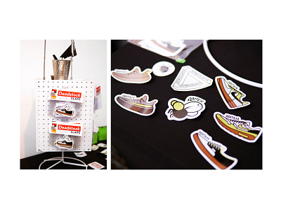 assembled deadstock sticker pack. branding character clean design diecut graphic graphic design icon illustrate illustration package design sticker vector vinyl