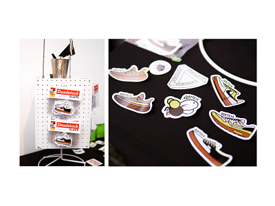 assembled deadstock sticker pack.