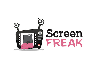 screen freak. app branding character clean design graphic graphic design icon illustrate illustration logo vector web