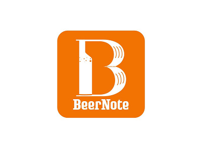 Beer Note branding design illustration logo vector