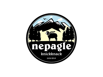 Nepagle branding design icon illustration logo vector