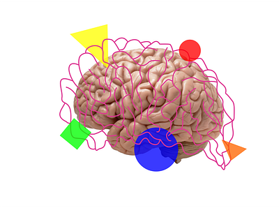 Brain Pop abstract brain brain pop colorful pop popular brain random