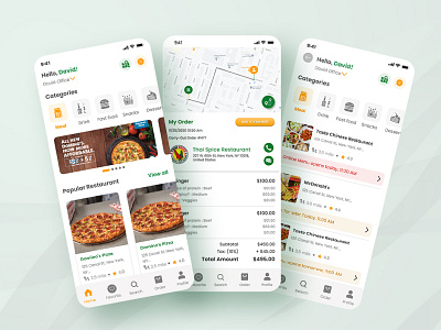 Food Delivery app UI