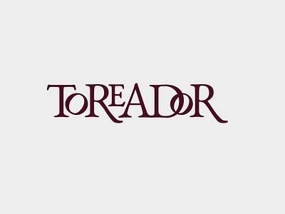 Toreador branding design graphic design logo typography