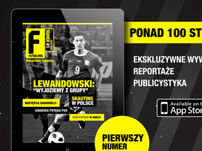 Futbolmag Promo video animation apple design football ipad magazine motion press soccer