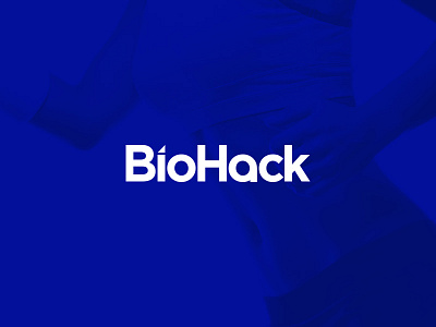 BioHack bio brand fitness hack identity logo logotype type workout