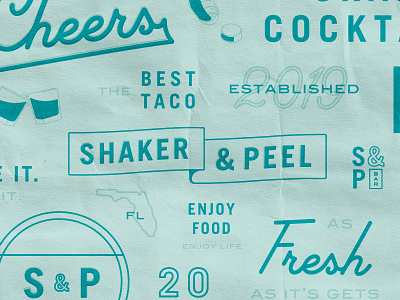 Asset Exploration assets badge bar branding cocktails drinks food lockup logo script seal typography
