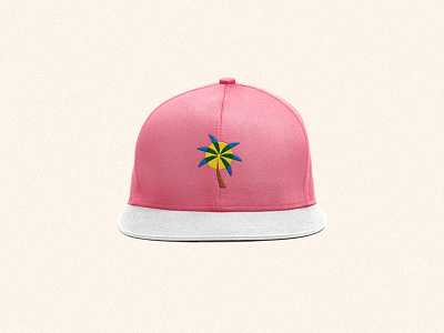 Pacific Counter - Snapback badge ball branding cap hat logo mark palm patch snapback