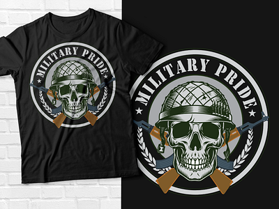 Military Pride t-shirt design