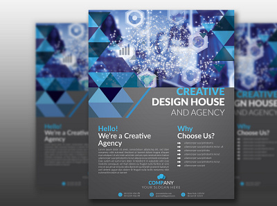 Modern Flyer Template print