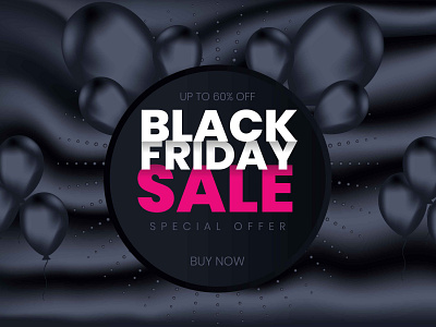 Black Friday Sale Background vector