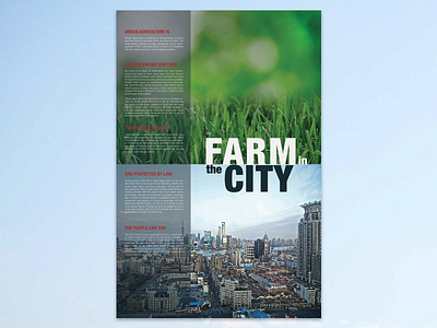 Urban Agriculture Educational Poster