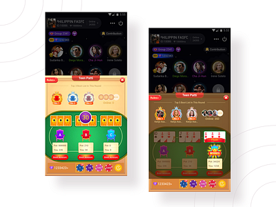 Teen Patti UI