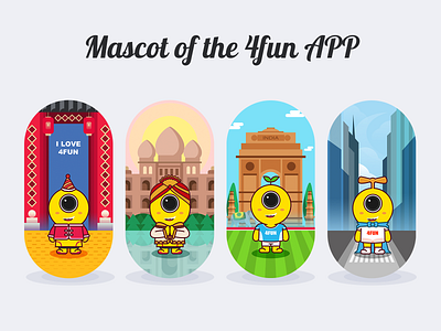 Mascot of the 4fun APP