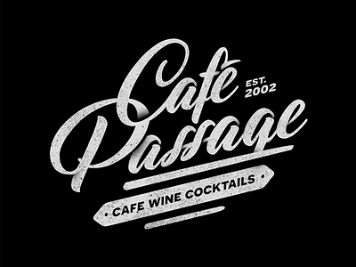 Cafe Passage cafe coffee logo logotype slovakia wine