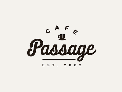 Cafe Passage cafe coffee logo logotype slovakia wine