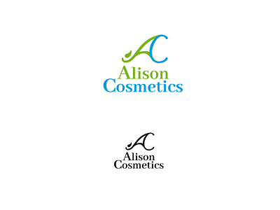 Alison Cosmetics, logo challenge #1 identity logo logochallenge logocore logodesign logotype type