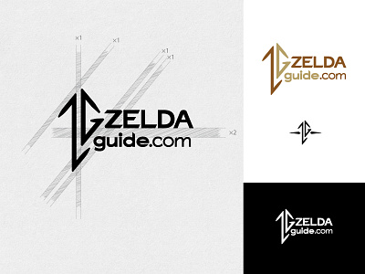 ZeldaGuide.com, logo challenge #2 branding design illustrator logo logocore logotype typography vector