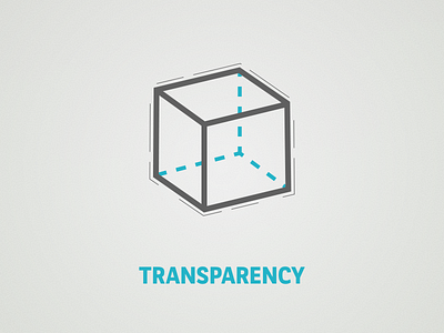 Transparency blue clarity clearness cube dash line