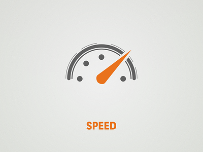 Speed acceleration cursor gauge orange velocity