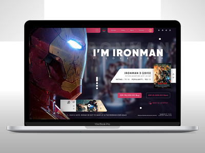 Website Design - Iron Man