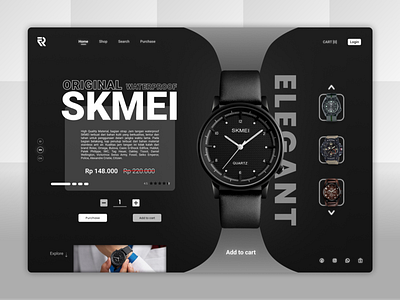 Website Design - Watch Store