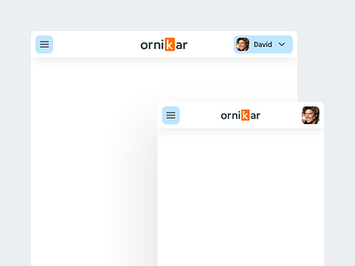 Topbars, Kitt : Ornikar Design System design system mobile navigation style guide ui kit